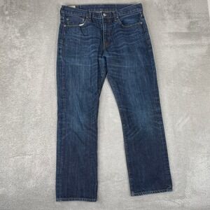 J.Crew 1040 Jeans Mens 34x30 Blue Kaihara Japanese Denim Straight Leg Narrow Fit
